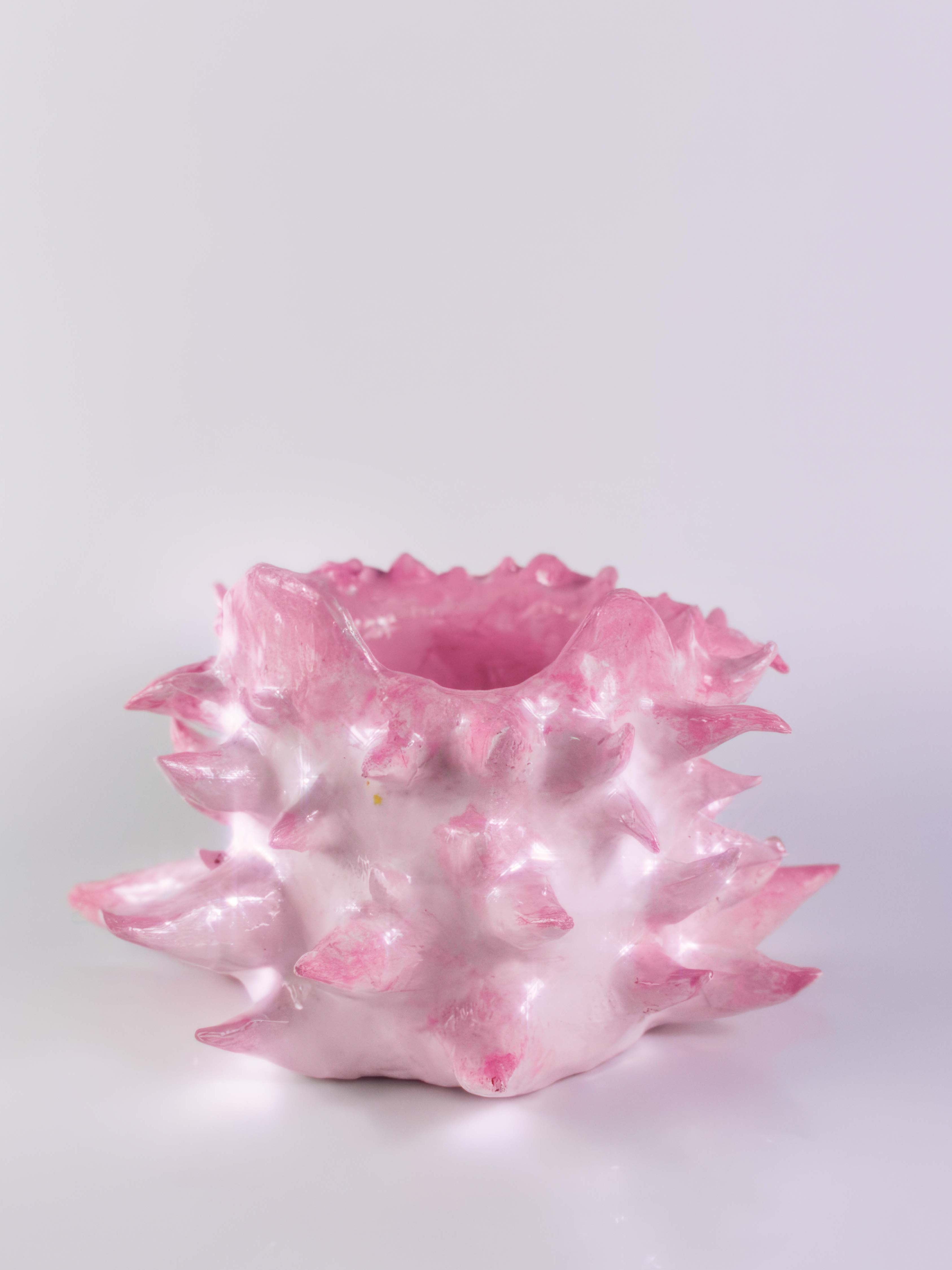 SPIKY POT PEARL PINK #1