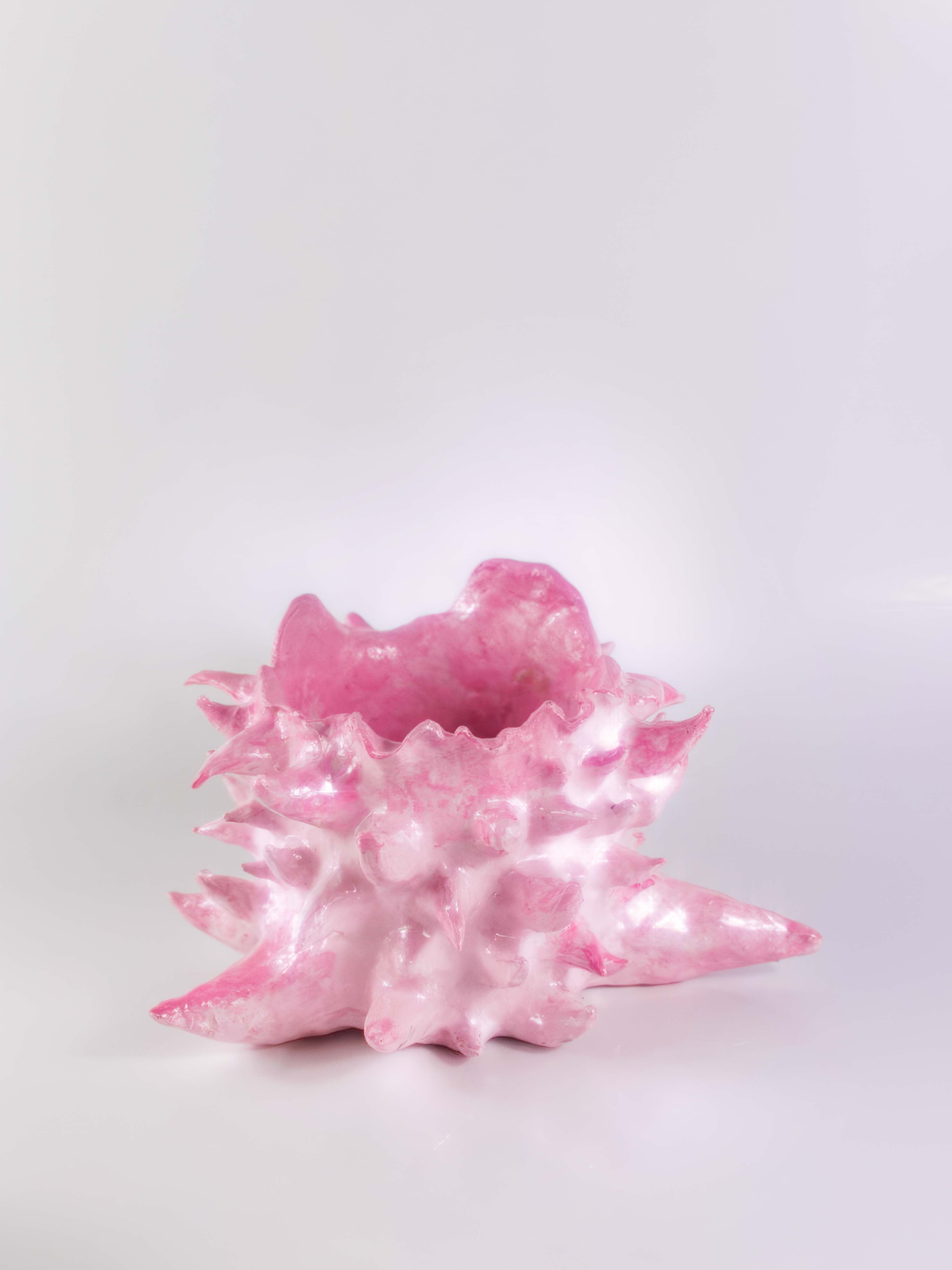 SPIKY POT PEARL PINK #1