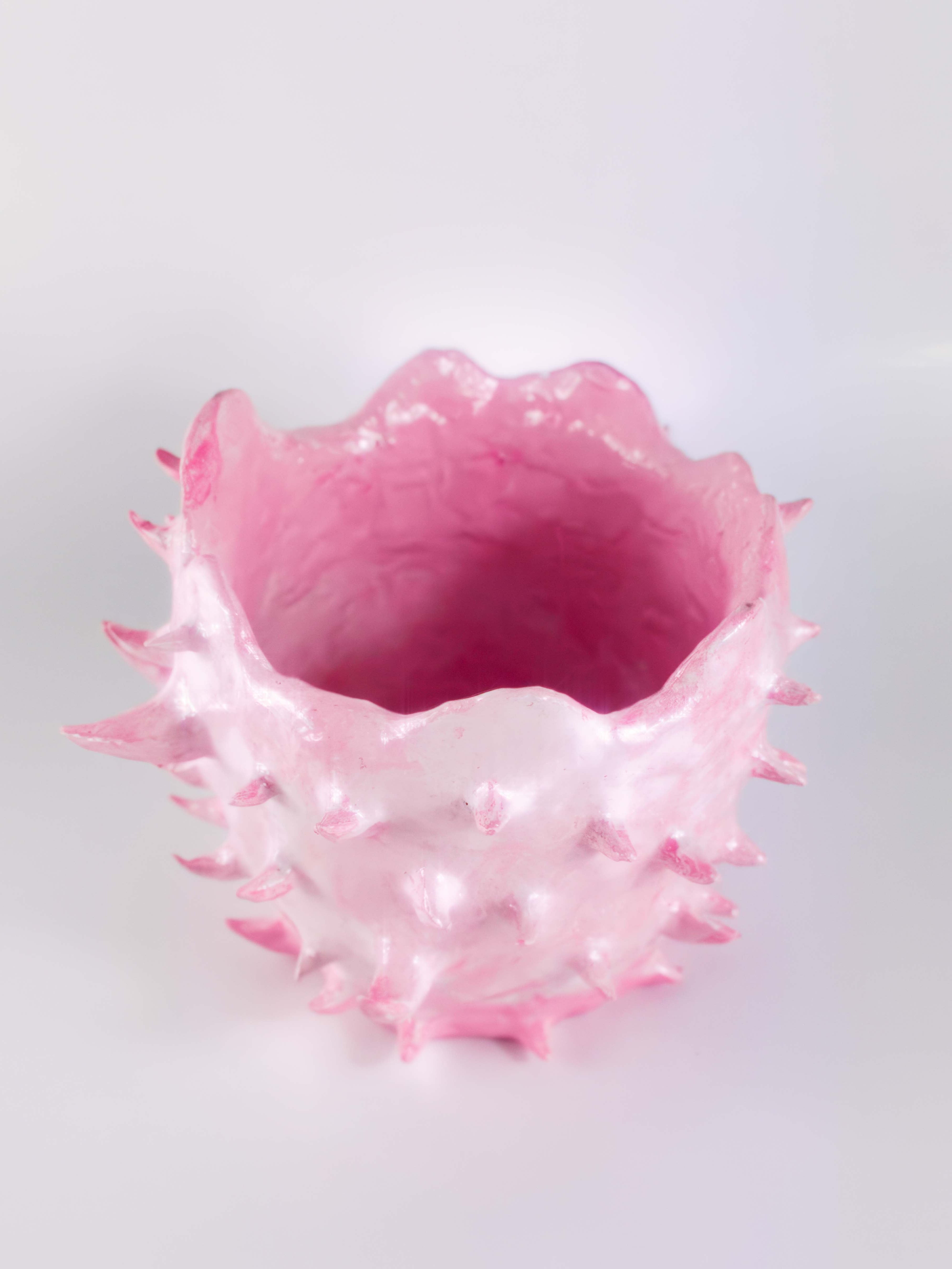 SPIKY POT PEARL PINK #2
