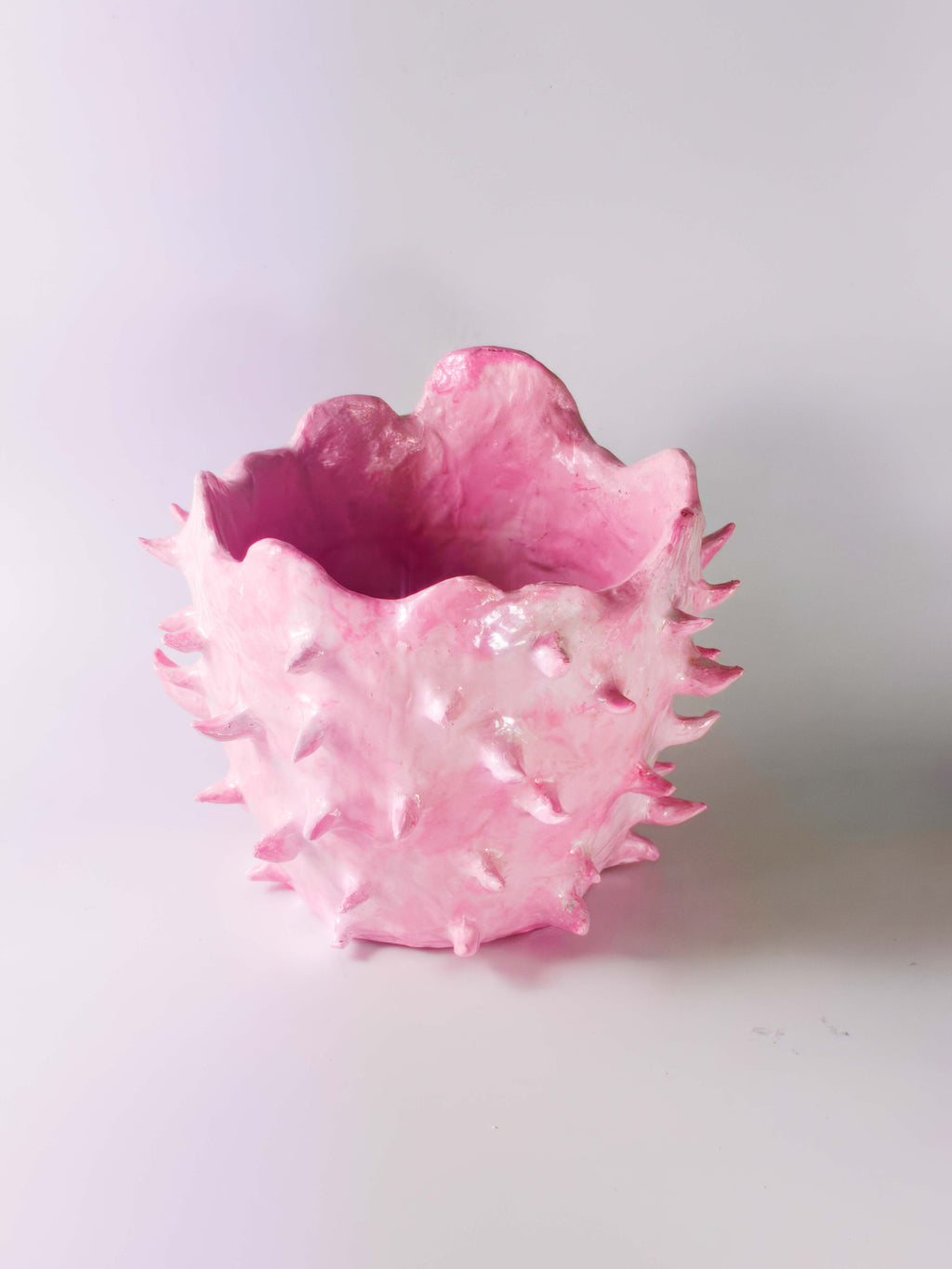 SPIKY POT PEARL PINK #2