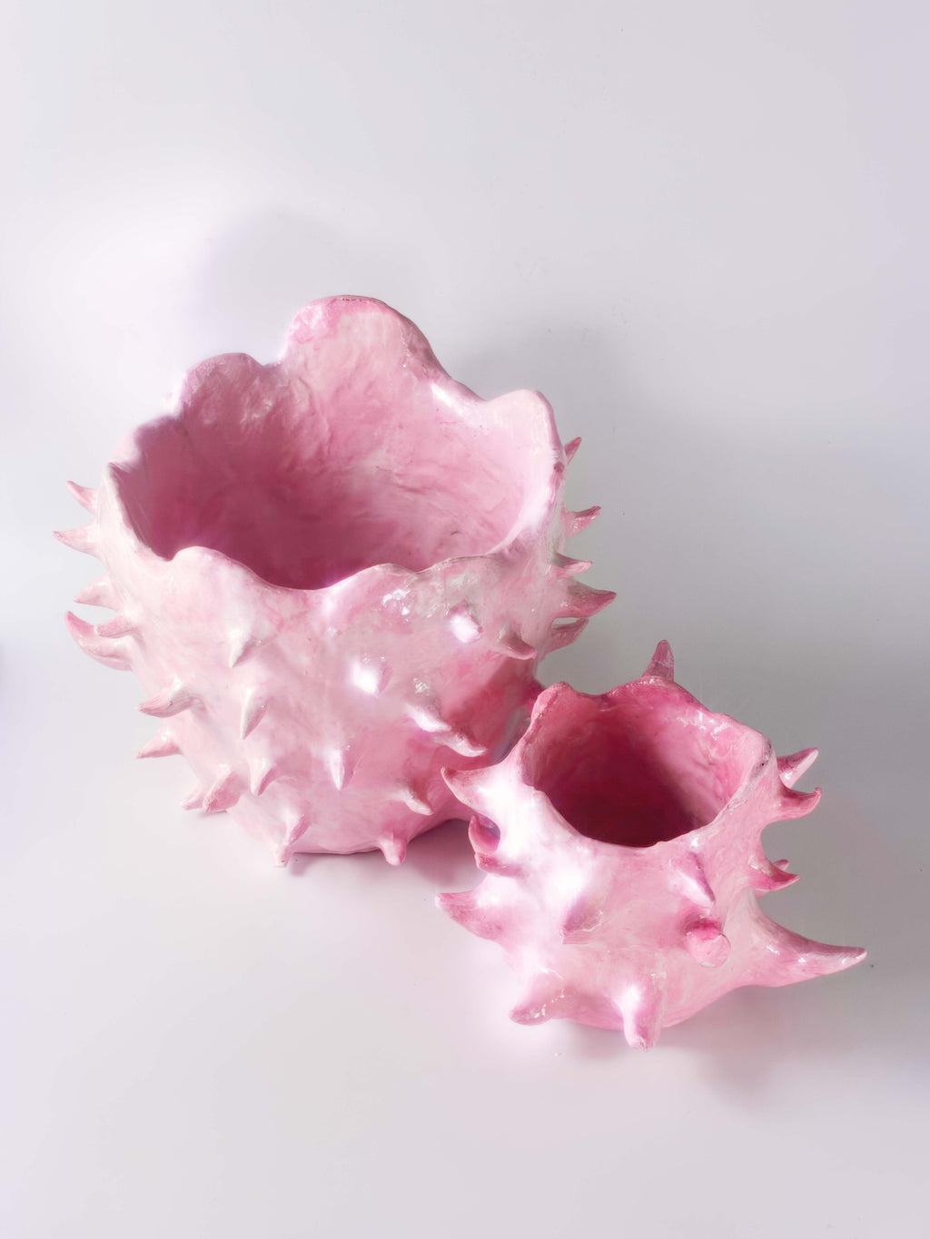 SPIKY POT PEARL PINK #2