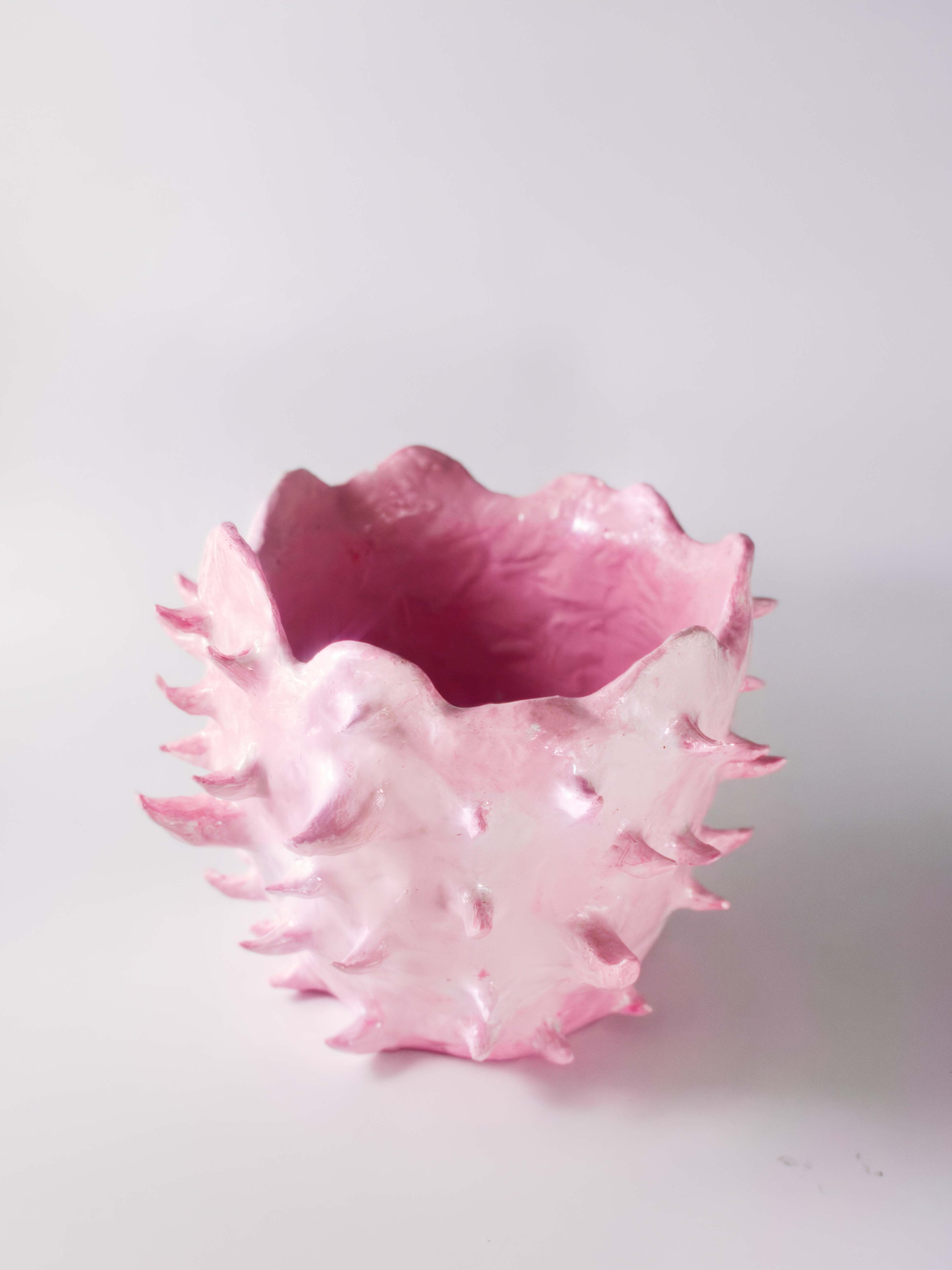 SPIKY POT PEARL PINK #2
